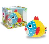 Teorema Giocattoli, Boîte à Musique pour bébé, Poisson, Balle, en Peluche Douce, 0+ Mois, avec Douce Berceuse, pour Enfants, Jeu Musical sensoriel pour Berceau et Poussette, idée Cadeau Naissance