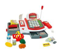 Teorema Giocattoli, Caisse Jouet pour Enfants, enregistreur de Caisse Jouet avec Scanner, lumières et Sons, Calculatrice Vera, reçu extractible et Accessoires supermarché Inclus