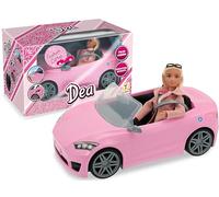 Teorema Giocattoli, Déesse Poupée avec Voiture Cabriolet Rose, Fashion Doll articulée avec vêtements élégants, Voiture Jouet avec détails réalistes, Ensemble Complet pour Fille 3 Ans +