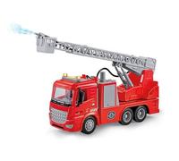 Teorema Giocattoli, Grand Camion Pompier Jouet avec échelle Extensible, Auto-échelle avec Pompe à Eau véritable, lumières, Sons et Mouvement d'embrayage