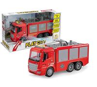 Teorema Giocattoli, Grand Camion Pompiers Jouet Échelle 1:16, Pompe à Eau Véritable Fonctionnelle, Lumières, Sons et Mouvement d'embrayage