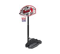Teorema Giocattoli Panier de Basket avec paroi arrière et colonnes, Hauteur réglable de 180 à 230 cm, 66860