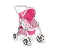 Teorema 74305 Poussette en métal pour poupées à 6 Roues avec Dossier inclinable