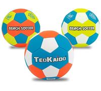 Teorema Giocattoli TeoKaido Ballon de Plage Officiel imperméable résistant à l'eau, Ballons de Football Doux et antidérapant Couleurs Vives Assorties Haute résistance