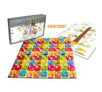 Teorema Giocattoli - Théorème-Tapis Pliant Premiers Jeux, Double Côté, Ultra Doux, Facile à Nettoyer, avec Sac de Transport, 80122