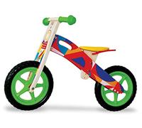 Teorema Giocattoli, Vélo sans pédales en Bois pour Enfants, Balance Bike pour Enfants 2 Ans, vélo propédeutique avec Selle réglable et Roues en EVA, idéal pour Apprendre l'équilibre