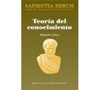 Teoría Del Conocimiento Llano, Alejandro (Auteur)