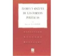 Teoría Y Sistema De Las Formas Políticas. - Conde, Francisco Javier Conde, Francisco Javier (Auteur)
