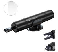 Teouuas Brise Vitre Coupe Ceinture, 2 en 1 Marteau de Sécurité, Portable Brise Vitre avec Socle, Mini Coupe Ceinture, Marteau Brises Vitres pour Voiture, Bus, Emergency Rescue Tool