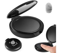 Teouuas Encreur pour Tampon, Tampon Encreur, Doigts Tampons Encreurs, Tampones Encreurs, Professionnel Doigts Tampons Encreu, pour Bureau Identification Notaire (Noir)