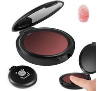 Teouuas Encreur pour Tampon, Tampon Encreur, Doigts Tampons Encreurs, Tampones Encreurs, Professionnel Doigts Tampons Encreu, pour Bureau Identification Notaire (Rouge)