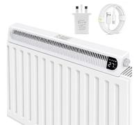 TEOV Ventilateur de radiateur, amplificateur de ventilateur de radiateur avec 3 vitesses et mode automatique, ventilateur de radiateur 2 modes, ventilateur à rouleau en aluminium, USB-C pour divers