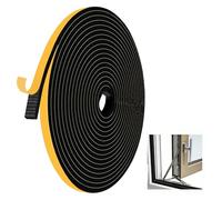 TEOZBLU 5m Ruban d'Étanchéité Auto-adhésif 12 * 3mm | Étanché à l'Eau Isolation Phonique | Anti-Intempéries | Pour Porte Fenêtre Plaque de Cuisson Maison