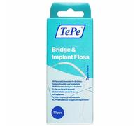 TePe Bridge & Implant Floss Lot de 30 fils dentaires
