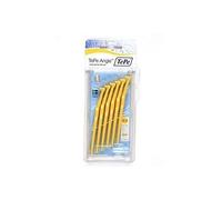 TePe Brossettes interdentaires Angle - Idéal pour le nettoyage des espaces interdentaires des molaires - 1 x 6 brossettes - Taille 4 - Jaune