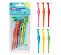 TEPE Brossettes interdentaires Angle - Idéal pour le nettoyage des espaces interdentaires des molaires - 1 x 6 brossettes de diamètres variés - Une couleur par diamètre 154699C