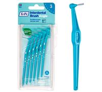 TePe Brossettes interdentaires Angle - Idéal pour le nettoyage des espaces interdentaires des molaires - 2 x 6 brossettes - Diamètre 0,6mm - Bleu