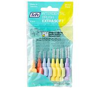 TePe Brossettes interdentaires Extra Soft - Nettoyage en douceur des espaces interdentaires - 2 x 8 brossettes de diamètres variés - Une couleur par diamètre