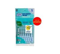 TePe Brossettes interdentaires Extra Souples 0,6 mm Bleu - Lot de 8