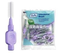 Brossettes Interdentaires TePe, Extra Souples, Violet, 1.1mm/ISO 6, 20pcs, élimine efficacement la plaque dentaire entre les dents, pour espaces larges