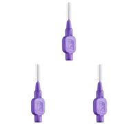 TePe Brossettes interdentaires Original - Nettoyage facile des espaces interdentaires - 1 x 8 brossettes - Diamètre 1,1mm - Violet (Lot de 3)