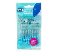 TEPE Brossettes interdentaires Original - Nettoyage facile des espaces interdentaires - 1 x 8 brossettes - Diamètre 0,6mm - Bleu