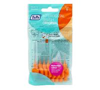 TePe Brossettes interdentaires Original - Nettoyage facile des espaces interdentaires - 8 brossettes - Diamètre 0,45mm - Orange
