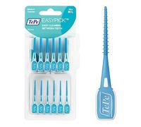 TePe EasyPick Cure-dents, Bleu, ISO M-L, 36pcs, élimine la plaque dentaire, nettoyage efficace entre les dents, cure-dents éco-responsables pour les petits espaces, étui de voyage inclus
