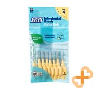 TePe Extra Doux Inter-Dentaire Brosse à Dents 0.7 MM Jaune 8 Pièces Taille 4