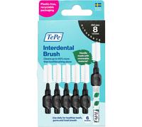 Tepe Interdental Brush Original Brossettes Interdentaires Taille 8 Noir 6 Pièces
