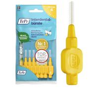 TEPE Interdental Brushes Original, Jaune, Taille 4 (Lot de 8) Brosses