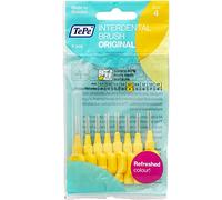 TePe Lot de 2 brossettes interdentaires Jaune Original - 8 pièces de soins interdentaires ISO4 0,7 mm