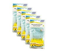 TePe Lot de 5 paquets de 8 brossettes interdentaires Jaune 0,7 mm