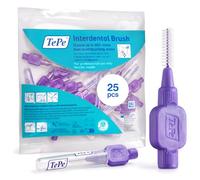 Tepe Original Interdental Brushes 1,1 Mm Purple 25Pcs | Brosses dentaires souples réutilisables. Les tailles à code couleur ciblent la plaque dentaire dans les interstices dentaires