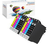 TEPPA-10X T1295 Multipack Cartouche d'encre Compatible pour Epson T1291 Epson T1292 Epson T1293 T1294 pour Stylus SX235W SX420W SX425W SX435W SX525WD SX535WD BX305FW BX320FW BX525WD WF-3520 WF-7515