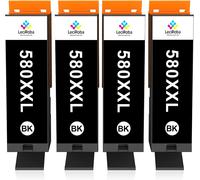TEPPA-580XXL 581 Cartouches d'Encre Canon PGI-580 CLI-581 Multipack pour TR7500 TR8500 TS6100 TS6200 TS6300 TS700 TS8200 TS8350 0 915 0 LR-580XXL-4BK-CN
