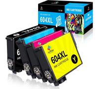 TEPPA-604xl pour Cartouche epson 604 et Cartouche epson 604xl,pour Epson Expression Home XP-2200 XP-2205 XP-3200 XP-3205 XP-4200 XP-4205 WF-2910DWF WF-2930DWF WF-2935DWF WF-2950DWF (4 Paquets)