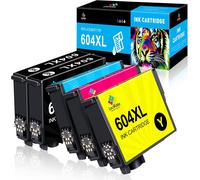 TEPPA-604xl pour Cartouche epson 604 et Cartouche epson 604xl,pour Epson Expression Home XP-2200 XP-2205 XP-3200 XP-3205 XP-4200 XP-4205 WF-2910DWF WF-2930DWF WF-2935DWF WF-2950DWF (5 Paquets)