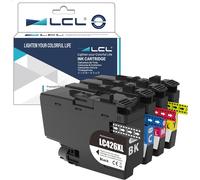 TEPPA-Cartouche d'encre Compatible 1*6000+3*5000pages LC-426 LC426 XL LC426XL LC426BK LC-426XLBK LC-426XLC LC-426XLM LC-426XLY (4Pack,KCMY) Remplacement pour Brother MFC-J4335DW MFC-J4340DW