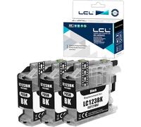 TEPPA-Cartouche d'encre Compatible LC121 LC123 LC121BK LC123BK (3Noir) Remplacement pour Brother MFC-J4410DW J4510DW J4610DW J4710DW J470DW J6920DW J870DW J245 J650DW J6720DW J6520DW DCP-J4110DW/J132