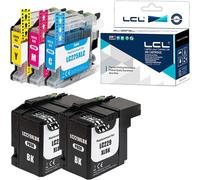 TEPPA-Cartouche d'encre Compatible LC229XL LC225XL LC229 LC225 LC229XLBK LC225XLC LC225XLM LC225XLY (5-Pack,2Noir Cyan Magenta Jaune) Remplacement pour Brother MFC-J5320DW J5620DW J5625DW J5720DW