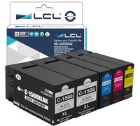 TEPPA-Cartouche d'encre Compatible PGI-1500 PGI-1500XL PGI-1500XLBK PGI-1500XLC PGI-1500XLM PGI-1500XLY (2KCMY) Remplacement pour Canon MAXIFY MB2050 MB2150 MB2155 Maxify MB2300 MB2000