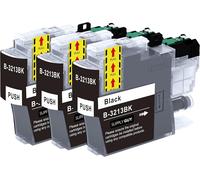 TEPPA-LC-3213 Cartouches Noir compatibles avec Brother LC-3213VAL LC-3211 pour DCP-J572DW DCP-J772DW DCP-J774DW MFC-J497DW MFC-J491DW MFC-J890DW Multipack 3 Cartouches d'encre