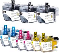 TEPPA-LC 422XL Cartouches d'encre Compatible avec Brother LC-422VAL LC-422 XL, pour Brother MFC-J5340DW MFC-J5345DW MFC-J5740DW MFC-J6540DW MFC-J6940DW MFC-J5340DWE MFC-J6540DWE (Pack de 9)