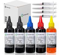 TEPPA-Lot de 4 cartouches de recharge universelles pour imprimante à jet d'encre EPN Canon HP Brother Lexmark Samsung Dell Kodak Cartouches rechargeables 4 couleurs (2 BK, C, M, Y)