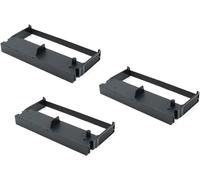 TEPPA-POS Ruban d'impression Compatible pour Epson ERC32, TM-U150/U420/U675/935/M820/M825/TM-H6000/MA1350/SO110117/EPK413/TK6500 - Noir (Paquet de 3)