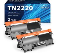 TEPPA-TN2220 Cartouches de toner compatibles pour Brother TN 2220 TN2010 pour MFC-7360N 7460DN, DCP-7065DN 7055, FAX-2840 2845 HL-2130 2132 2230 2135W 2250DN 2270DW 280DW DW Imprimantes (2 Noir)