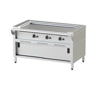 TEPPAN YAKI JUMBO GAZ SOUBASSEMENT 3 ZONES DE CHAUFFE 21 kW