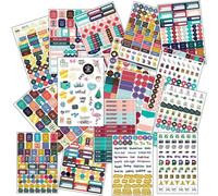 Teppc-16 Feuilles Stickers Journal, Stickers Agenda Organisation,Autocollants Calendrier De Planification Travail, Pour Calendriers, Carnet, Agenda, Planificateurs De Décoration