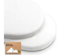 Teppc-2 Paquets De Draps De Berceau Biologiques Pour Filles Et Garçons - 100% Coton, Draps De Matelas De Berceau Compatibles Avec Le Berceau Pivotant Halo Bassinest, Graco, Baby Delight, Chicco (Soft